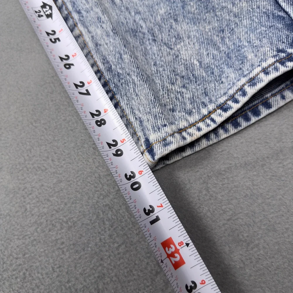 Vintage 80s Levis Student Fit Orange Tab Acid Wash‎ Jeans USA Made W26 L30